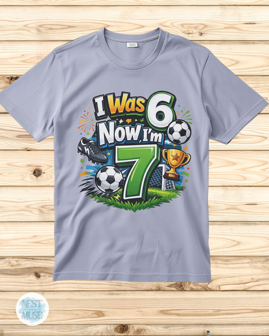 6-7 Soccer Birthday Shirt