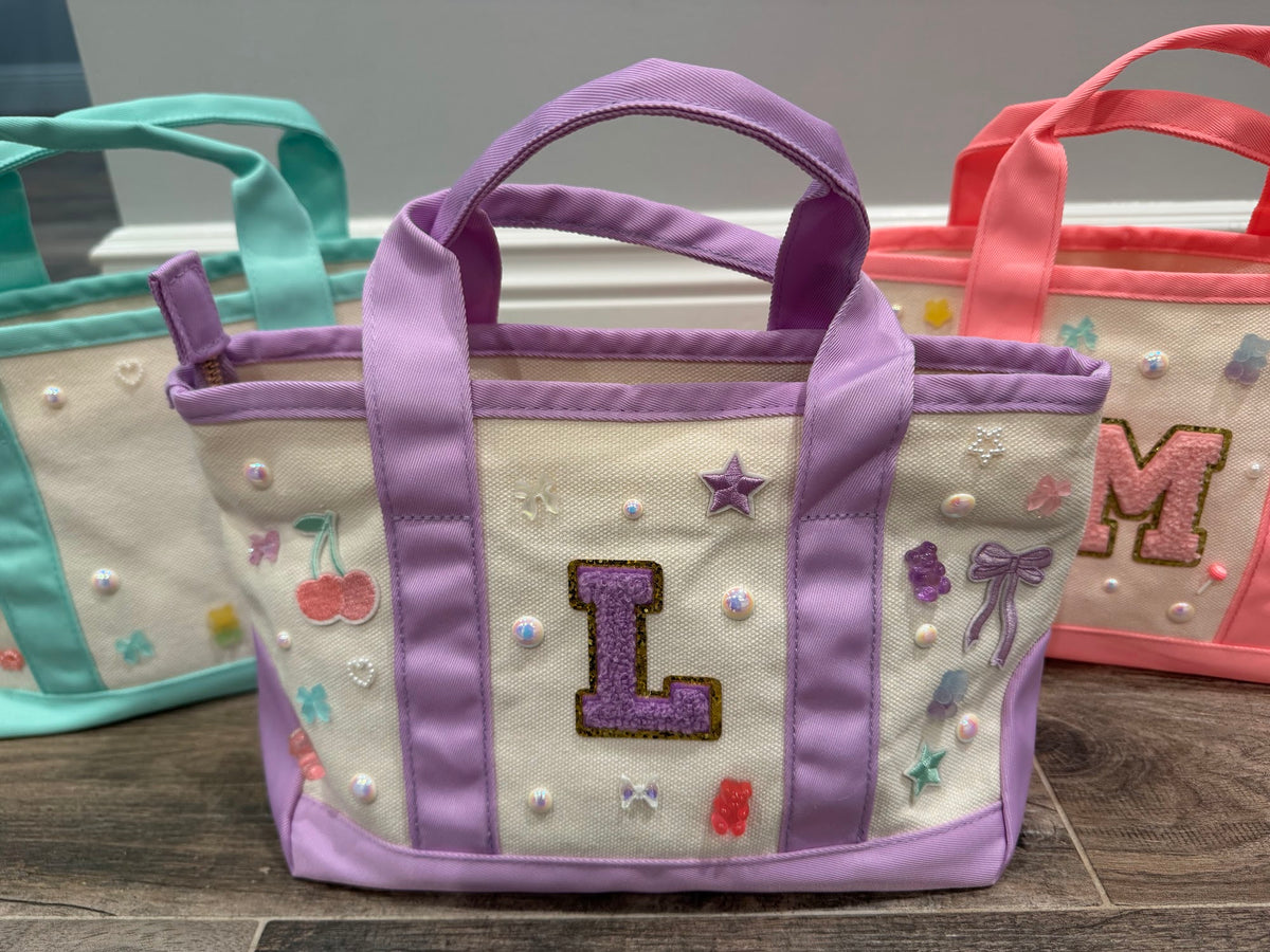 Personalized Girls Tote Bag