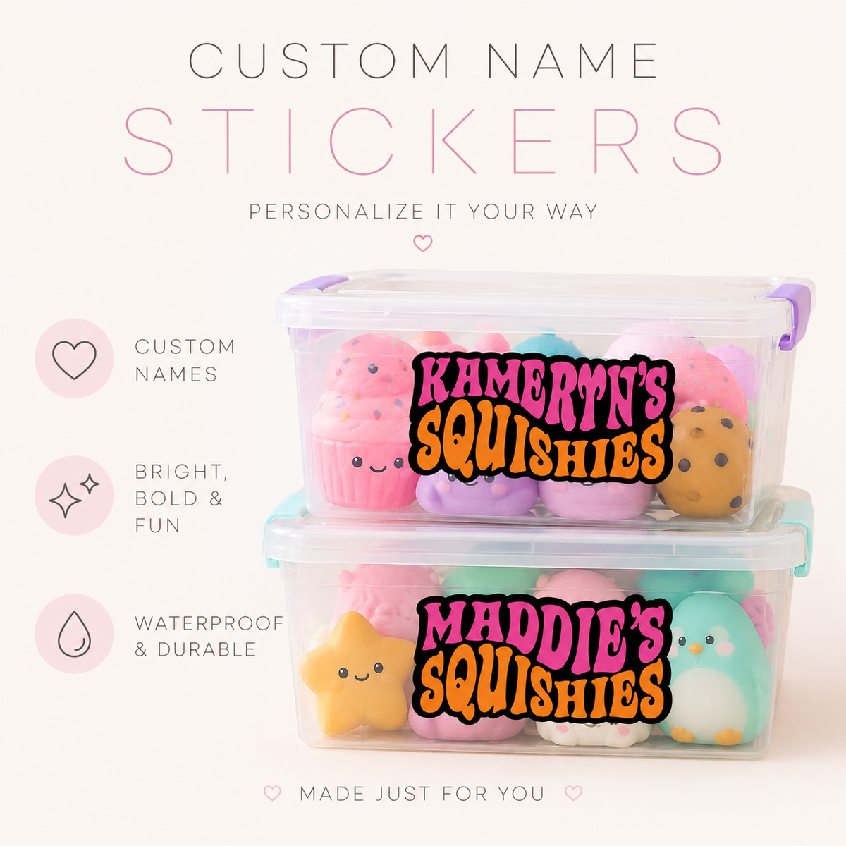 Personalized Squishie Sticker